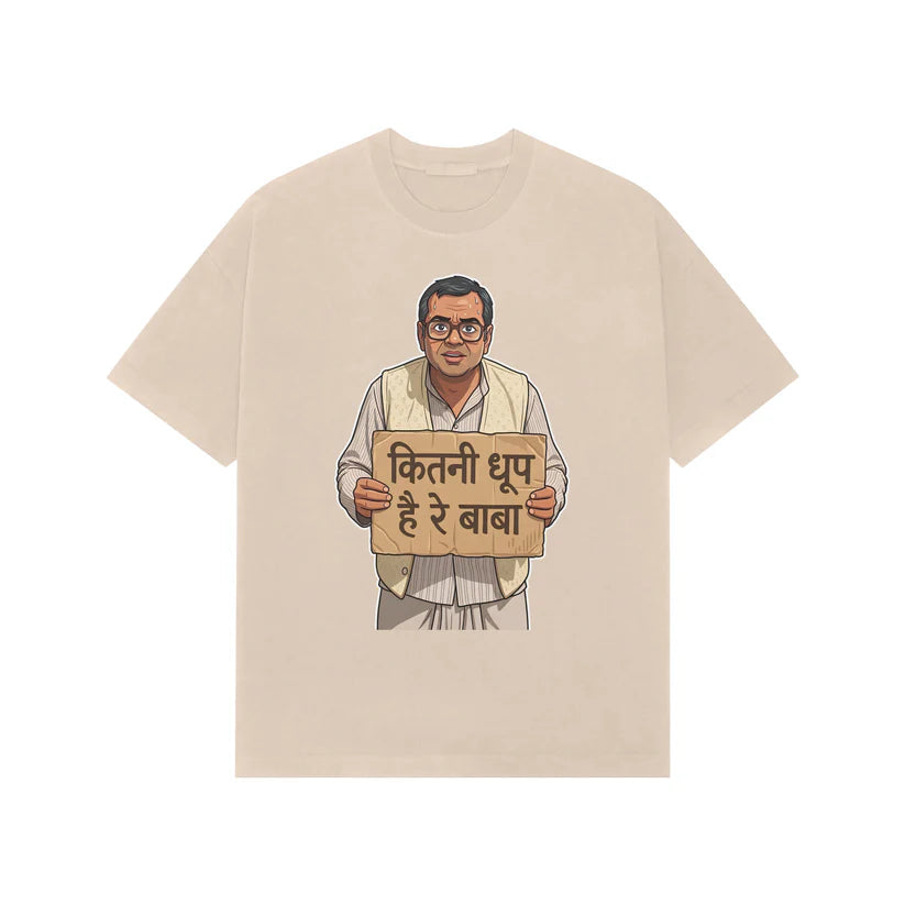 Paani Peena Mat Bhoolna Oversized T-Shirt – Funny Hindi Graphic Tee